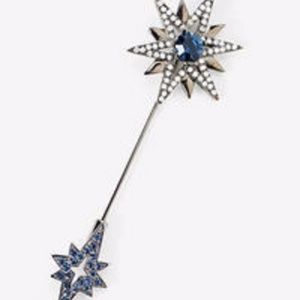 White House Black Market Blue Star Brooch Pin